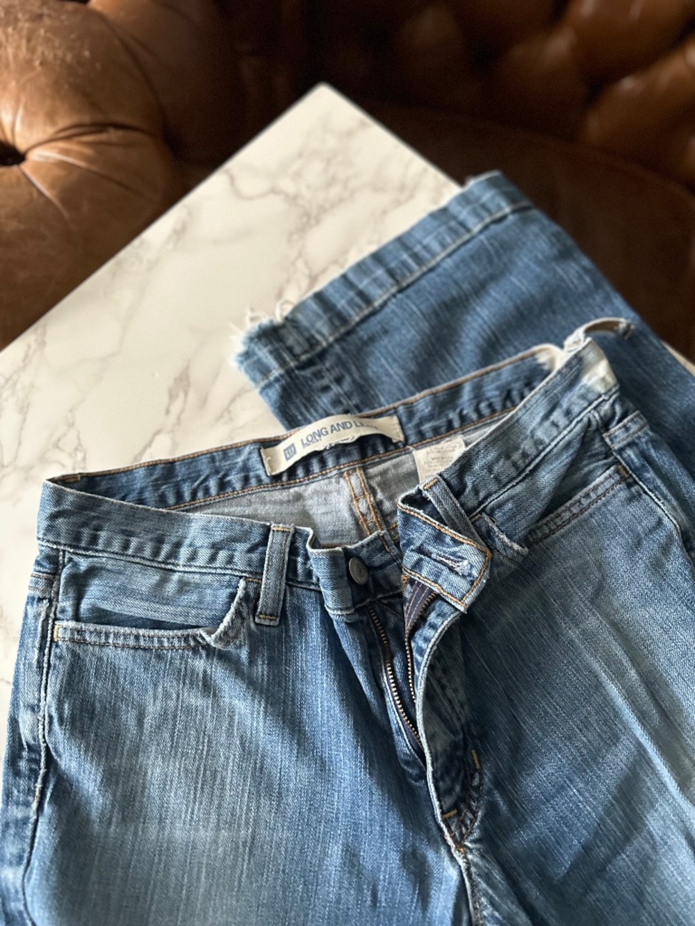 VINTAGE GAP • Long & Lean | Denim Jeans (size 8L) MADE IN USA